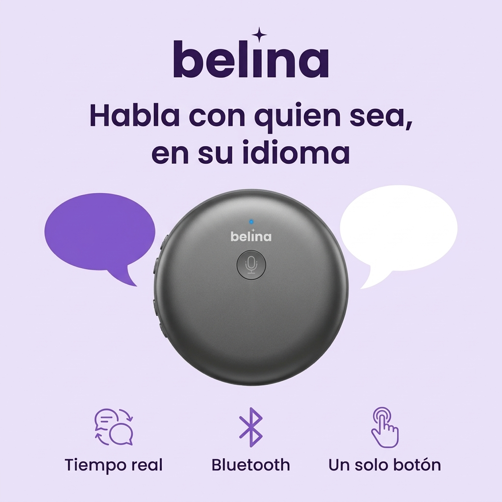 Belina™ Traductor Inteligente Portátil Bluetooth
