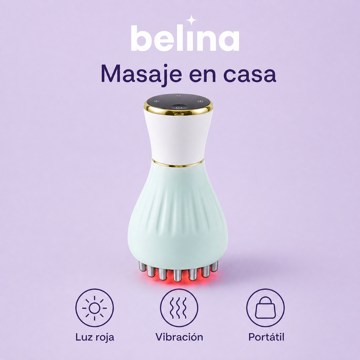 Belina™ Masajeador Corporal de Luz Roja