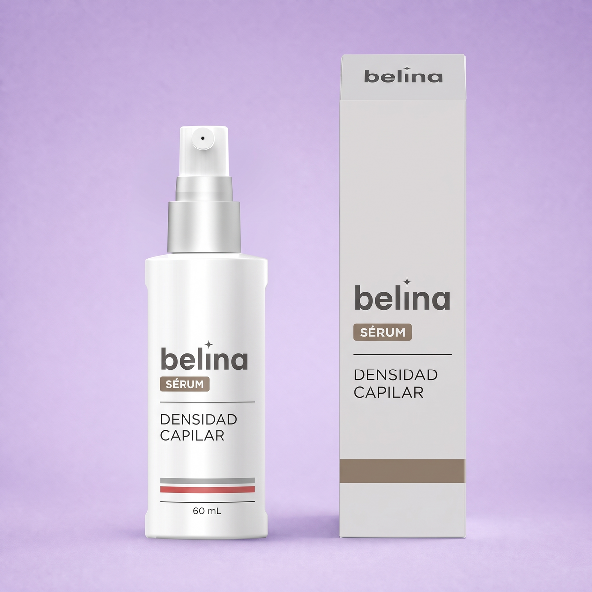 Sérum Densidad Capilar Belina con su caja