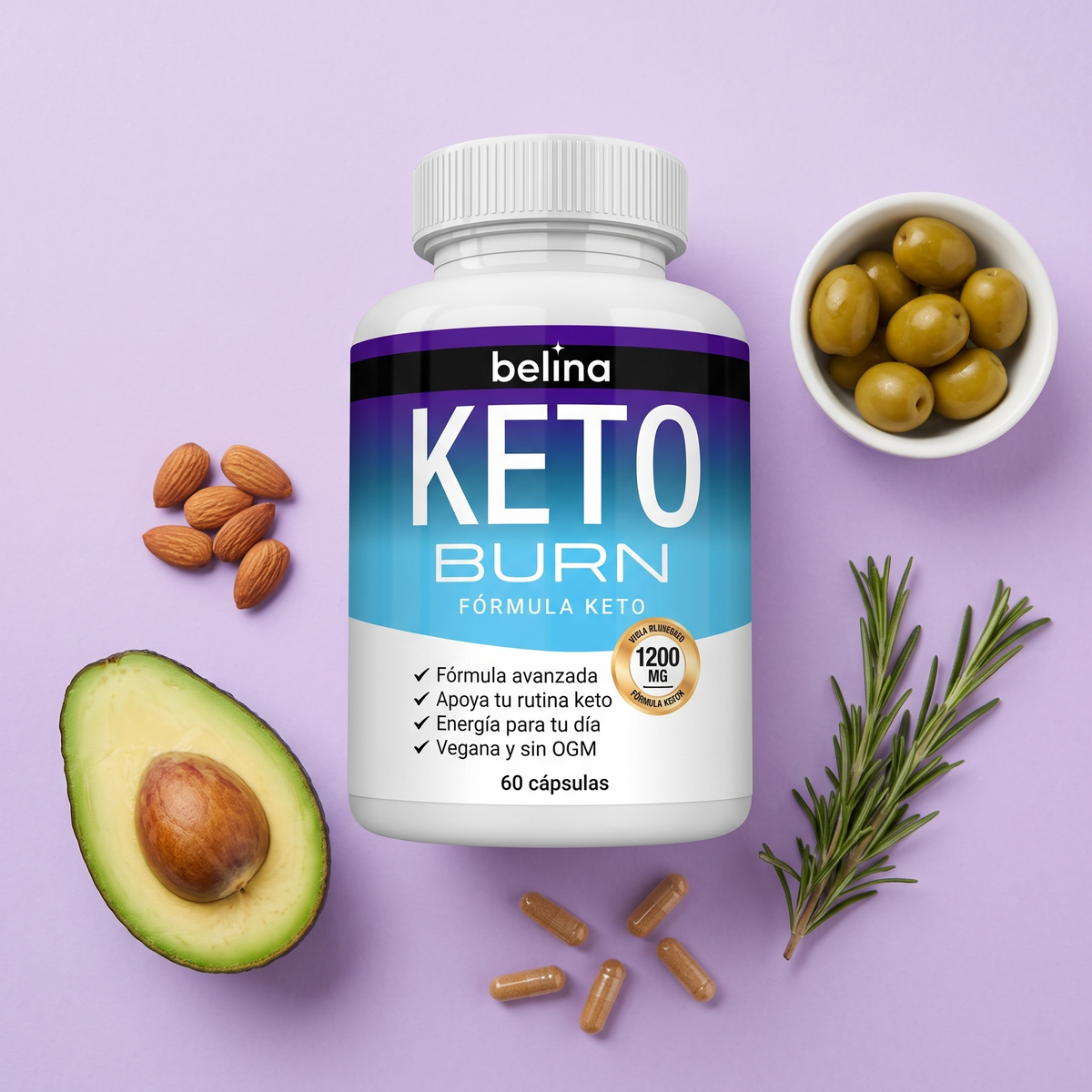 Belina Keto Burn con alimentos keto